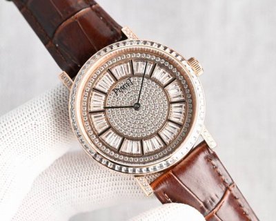White Diamond & Gold Diamond Tw Factory Piaget Plaget Count's Fine Jewelry Watc