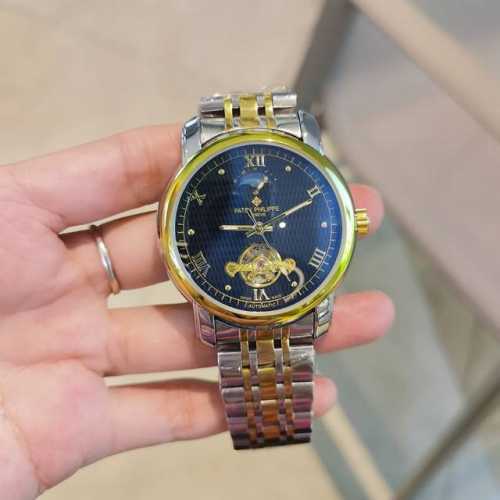 Stainless steel bracelet with butterfly clasp, Patek Philippe Ippe six-wheel au