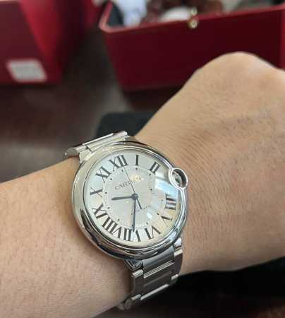 Cartier Ballon Bleu Automatic Mechanical Movement Date Display Water Resistant M - Click Image to Close