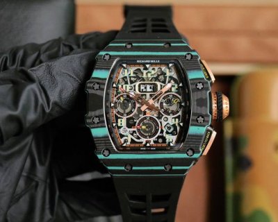 The Richard Mille RM11-03 collection's impeccable ergonomics align with the bran