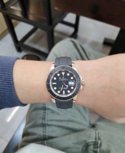 My favorite Rolex 126655 rose gold yachtmaster is here! Yesterday, a beautiful l