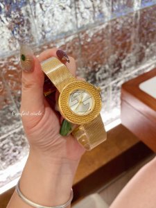 Gucci new mesh strap watch, 36mm dial, adjustable clasp, multiple colors availab