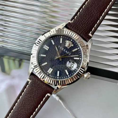 Original New Versace Ve3K Series Quartz Men's Watch, Sapphire Crystal Glass, Ver