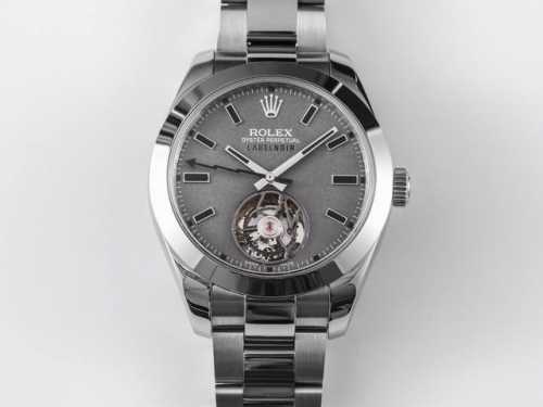 Jb Rolex Label Noir Oyster Tourbillon, the first Rolex watch with a tourbillon r