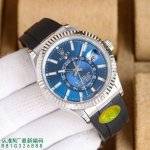 Available in both gold and white, with rubber and steel bands, the new Rolex Sk