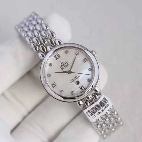 New Omega De Ville Elegant Latest Women's Watch With Imported 8521 8520 Mechanic
