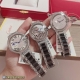 Cartier Blue Balloon Series Single Row Diamonds Four Corner Diamonds Black Ceram