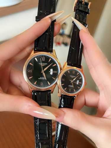 Platinum Longines - Longines boutique couple's watch, simple and exquisite, sup