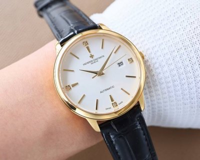 Rose Gold +50 Latest Bestseller! Vacheron Constantin Men's Watch! Designed By A