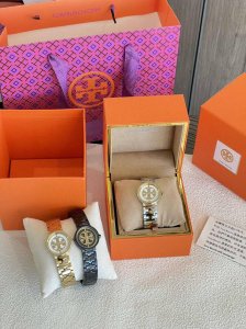 Toryburch Double T Round Dial Medium Watch Tb Double T Round Dial Medium Watch E