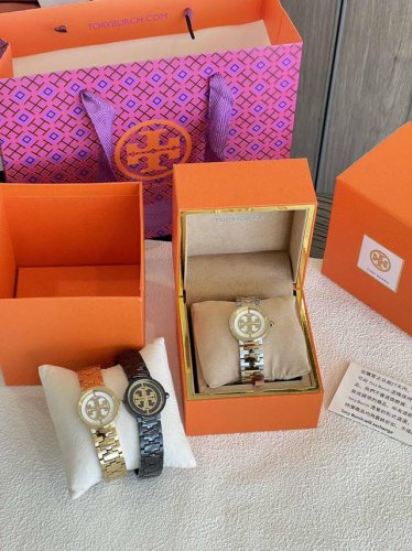 Toryburch Double T Round Dial Medium Watch Tb Double T Round Dial Medium Watch E