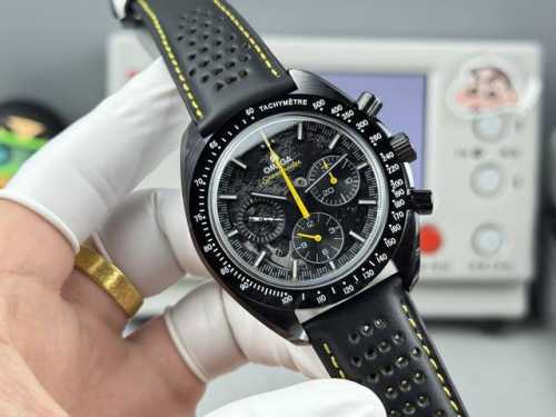 The new second-generation "all-ceramic" Apollo-Bls watch is the first Omega Spe