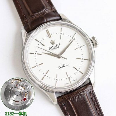 Sj Produced White and Gold Case Rolex Cellini Series Ot2 Classic Dress Watch, Mk