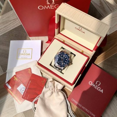 Omega~Seamaster~Mechanical Men's Watch, The Dial Is Made Of Imported Raw Materia