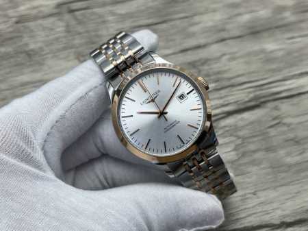 Gold +20. A classic Longines timepiece from the Pioneer Collection, perfectly de - Click Image to Close