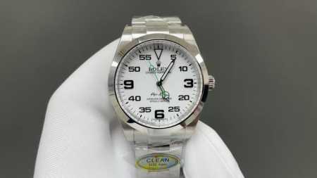 Clean Factory C Factory Rolex Rolex Mk1 Air King Series 1 0, Three-Code Matching - Click Image to Close