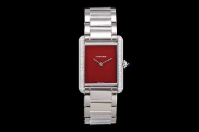 Cartier Tank Must introduces the latest stainless steel and diamond-set color di