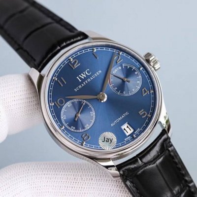 White Case, Rose Case, Braided Strap 50 Jay's Iwc Portuguese Automatic Watch Has