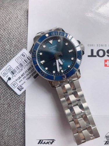 Tissot Seastar T120.407.41, equipped with an original Swiss Observatory-certifie