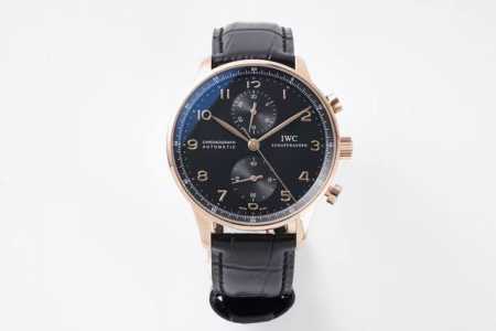 Zf IWC Portuguese Chronograph Classic... Movement XB5, Dandong 7750 movement mod - Click Image to Close