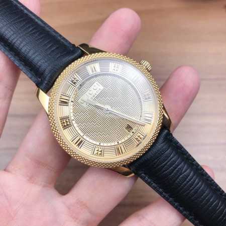 Gucci new model, automatic mechanical men's watch, 40mm case diameter, sapphire - Click Image to Close