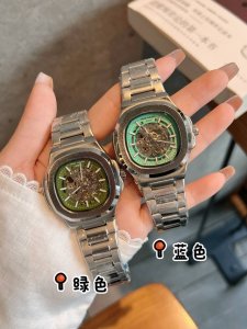 Steel Band Patek Philippe Skeleton Mechanical Movement Contains The Highest Qual