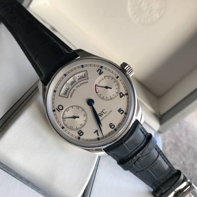 IWC Portuguese Perpetual Calendar, Series IW503502, King of Portugal, features a
