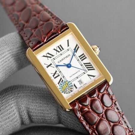 Top-of-the-line Cartier Tank! Disassembled and molded, with an original-like fee - Click Image to Close