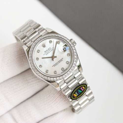 Gold and white diamonds of the same price 50 Mad 1:1 perfect replica of the Role