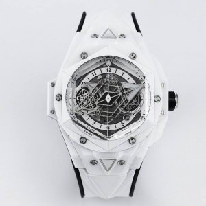 Ol Hublot Big Bang Sang Bleu II Tattoo II watch. Utilizing three-dimensional geo