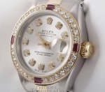 Rolex Datejust for women, waterproof, 304 solid stainless steel bracelet, colorf