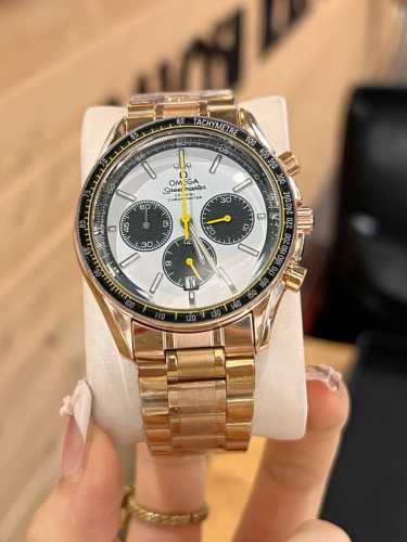 Omega. Latest style Type: Boutique men's watch, Movement: Imported true six-hand