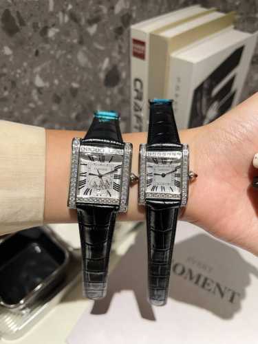 Leather Strap White Gold 440 Diamonds 30 Running Volume Order Cartier Tank Norma