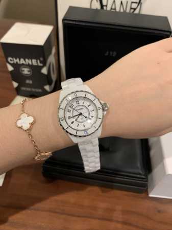 Chanel J12 ceramic watch Swiss quartz movement sapphire glass - Click Image to Close