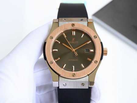 Gold and Black+20 The Hublot Classic Fusion Series 316 stainless steel case is f - Click Image to Close