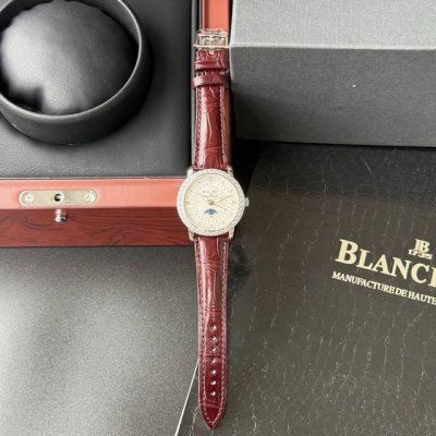 Super beautiful Blancpain Blancpain Moon Beauty Natural Mother-of-Pearl Dial Wom