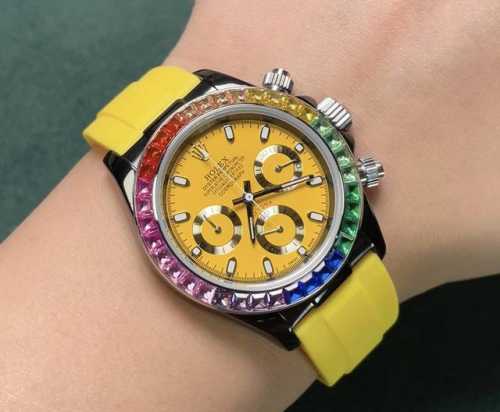 New Rolex Daytona Series 316L Stainless Steel Case, 43Mm Diameter, Mineral Cryst