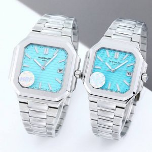 white case, rose case 2150 Hbf Factory Patek Philippe time adjustment and stop