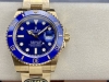 Clean Factory C Rolex 41mm All-Gold Black Submariner and All-Gold Blue Submarine