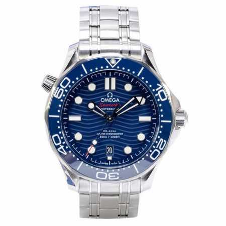 Omega Seamaster 300 Blue Steel Strap 210.30.42.20.031 Automatic Mechanical, Omeg - Click Image to Close