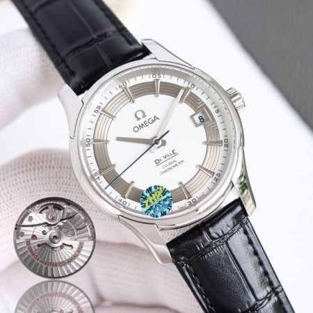 watch, featuring a white case and rose-colored steel band, is now available in O - Click Image to Close