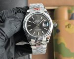 Special Price! This clean factory Rolex 41mm Datejust replica with a white and g