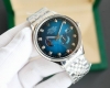 White - Gold Steel Bracelet + 20 Rolex. Datejust Series Features A Sleek 2-Hand