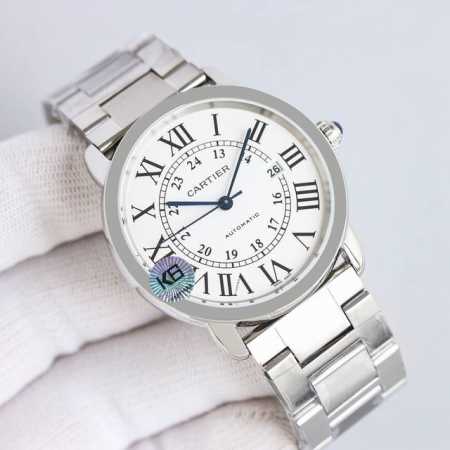 The elegant white case, gold band, and diamonds add $50, while the steel band a - Click Image to Close
