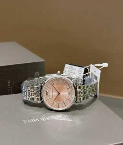 Emporio Armani Gypsophila series watch with quartz movement, stainless steel str