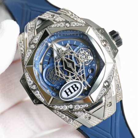 Hb Hublot Nk1 Hb factory V3 version, look for details New Big Bang Sang Bleu Ii - Click Image to Close