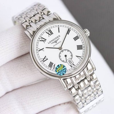 Leather Strap, Steel Strap, White Gold, Same Price New Product From Taiwan Longi