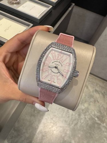 franker Muller_Franck Muller V32 Barrel Series Luxury Inlaid Diamond Classic