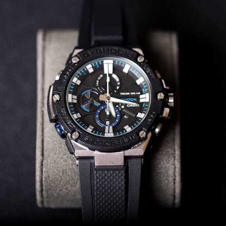 Casio G-Steel Sports Watch For Men Gst-B100-B100Dxxa-1A B200 Six-Hand Sports Wat - Click Image to Close