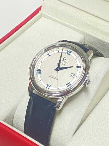 Omega De Ville Series Men's Watch Material: 316L Stainless Steel, Diameter: 39.5